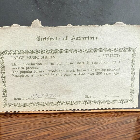 Vintage Framed Music Print - Picture 7 of 14